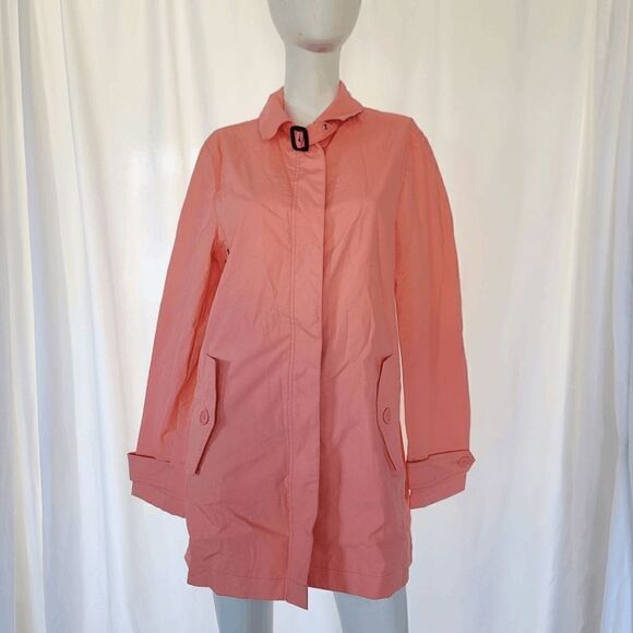 Gap womens coral water resistant coat button down jacket size M - Picture 4 of 11